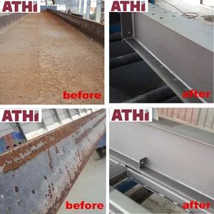 Steel Plates Roller Conveyor Shot Blasting Machine Origin China Condition New Fuel Electric Trademark ANTAI Certification CE - Image 5