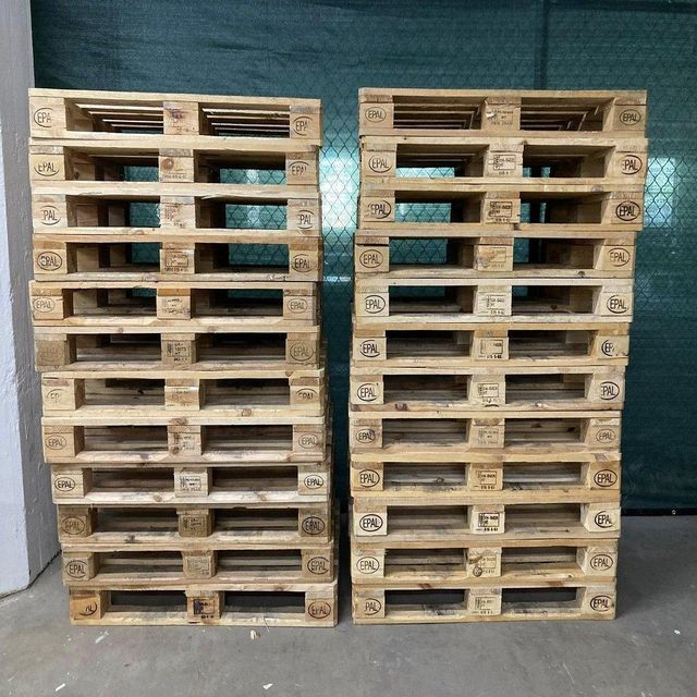 Epal Euro Wood Pallets 1200 X 800 Free Shipping Industrial Application for Germany/Italy Epal euro pallets for sale to E - Image 4
