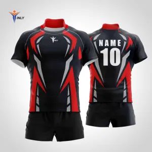 Wholesale Customized Rugby Wear Team Logo Rugby Jersey Type Top MOQ 1 PC Size Any Gender Unisex Origin Guangzhou Pattern - Image 1