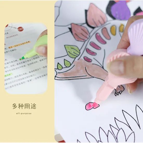Wholesale Mini Cute Shell Creative Cartoon Highlighter Pen Set (WH 11297J-3XK) - Image 5