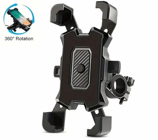 GPS Bicycle Motorcycle Handlebar Rearview Mirror Mount Bracket Mobile Phone Holder - Image 1