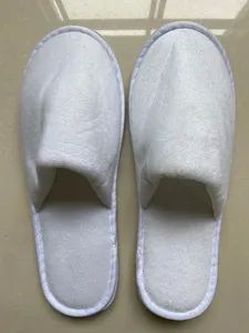 Thick Sponge Slippers Black Hotel Slippers Open Toe Type Slipper Sole 5.5 mm EVA Thickness Thick Origin Yangzhou Hotel Towel - Image 3