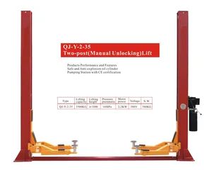 Two Post Lift for Cars and Vehicles Brand Dz Condition New Design Two Post Origin Shandong Certification CE, ISO Specification CE, is9001 - Image 4