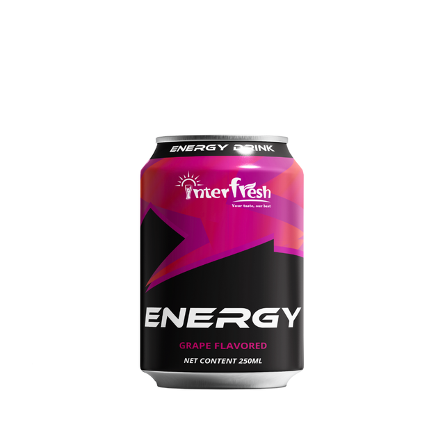 250ml Interfresh Energy Drink Strawberry flavour - Image 3