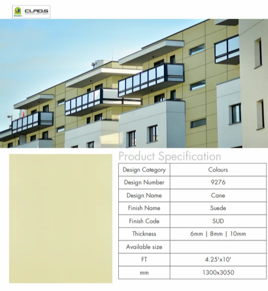 Exterior Wall Claddings Lifespan 12 Years Fire Retardant Fire Retardant Anti-dust Properties Anti-dust Technology Used Gle - Image 11