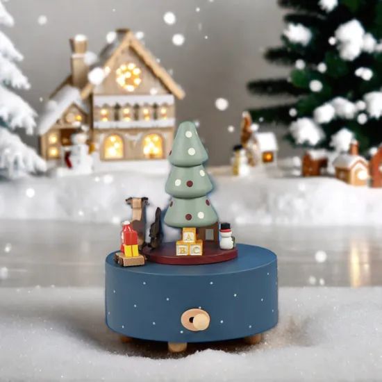 Animals Dining Wood Toy Music Box Creative Gifts Type Chess Scale Medium Origin Ningbo Material Wood Color as Photo Usage - Image 3