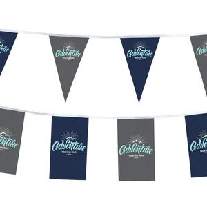 Custom Triangle Pennant String Bunting Flags Banner Origin China Trademark YS MOQ 10 Meters Model NO. SB-P Size Customized - Image 2