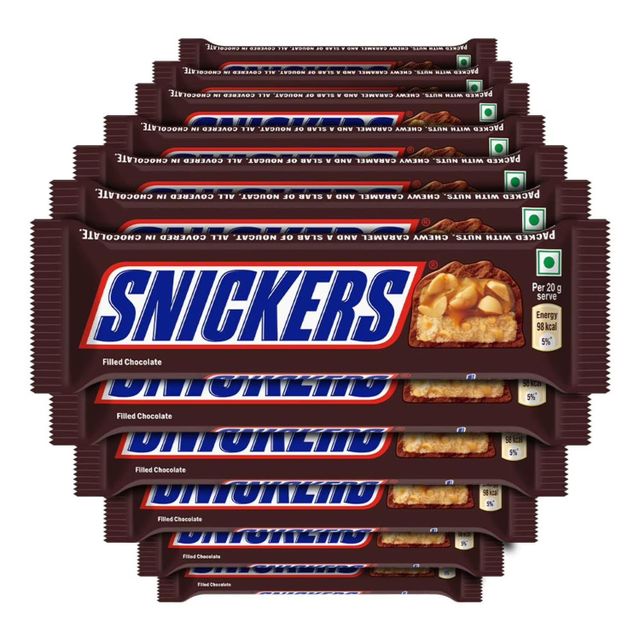 Tasty Snicker Chocolate Bar Milk Chocolate Covered Peanut Caramel Filling Sweet Snack For Parties Travel Work Break Energy Boost Food - Image 3