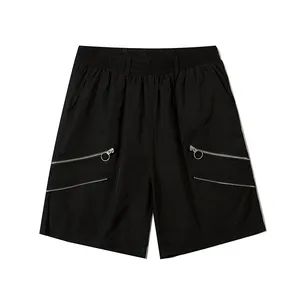 Custom Exercise Gym Shorts Zipper Design Custom Logo Shorts Type Pants Size Custom Origin China Pattern Logo Gender Unisex - Image 2