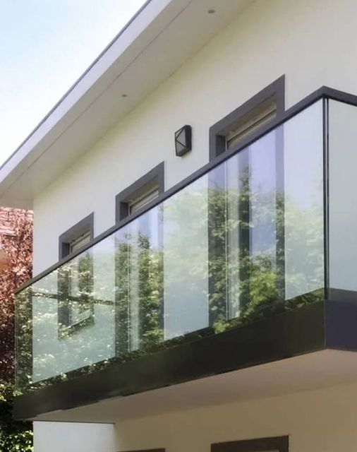 Aluminium Profile Glass Railing System Safety High Design Panel Strength High Thickness 12 mm Durability High Maintenance - Image 2