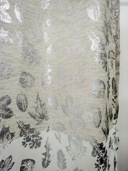 Home Textile Foil Style Linen Looks Curtain - Image 2