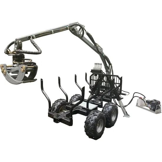Timber Log Trailer with Crane for ATV and UTV - Image 4