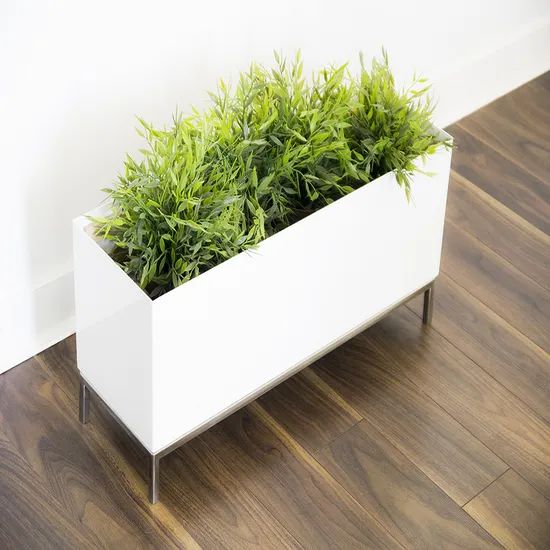 Powder Coating Custom Colour Rectangular Metal Home Decoration Planters - Image 6