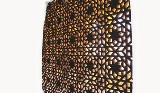 8mm MDF Jali, For Office Thickness 8 mm Carving 2d Jali Finish Polished Design Customized Material MDF Board Application - Image 1
