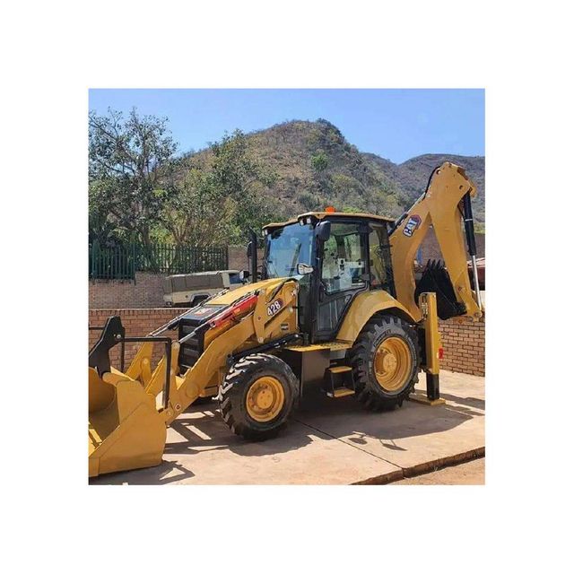 CAT 420E backhoe loader used in road construction utility projects and site development with high digging performance reliable operation and long lasting durability - Image 3