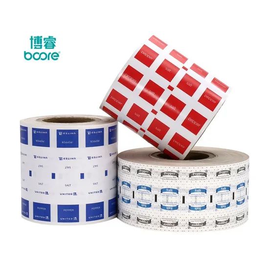 Custom Logo Size Packaging Film Roll PE Coated Sugar Pepper Salt Package - Image 1