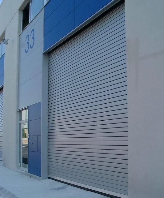 Roller Shutter Door Position Exterior Material Aluminium Shutter Type Galvalume Control Components Key Switch Operating Option With - Image 2