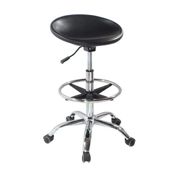 Adjustable Lab Stool Saddle Barber Dental Chair Type Chair Color Black MOQ 10 Units Trademark Mac Condition Used Model NO. - Image 3