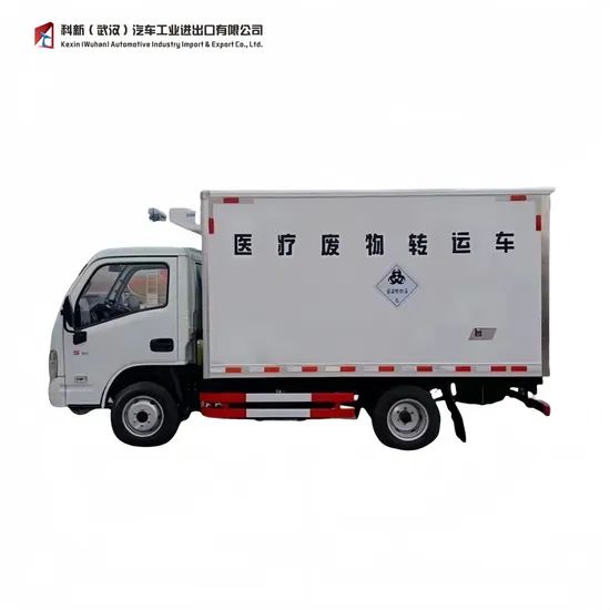 Temperature-Controlled Medical Waste Transfer Van Vehicle HS Code 2200 Car Type Van Condition New Fuel Gasoline Horsepower - Image 1