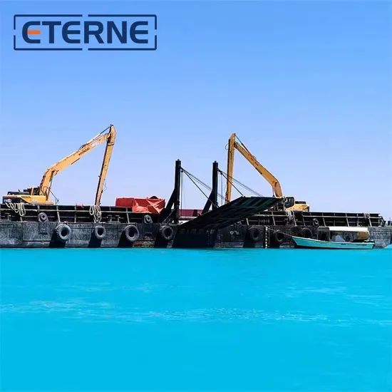 Eterne Customized River Working Excavator Use Assembly Pontoons Modular Barge - Image 1