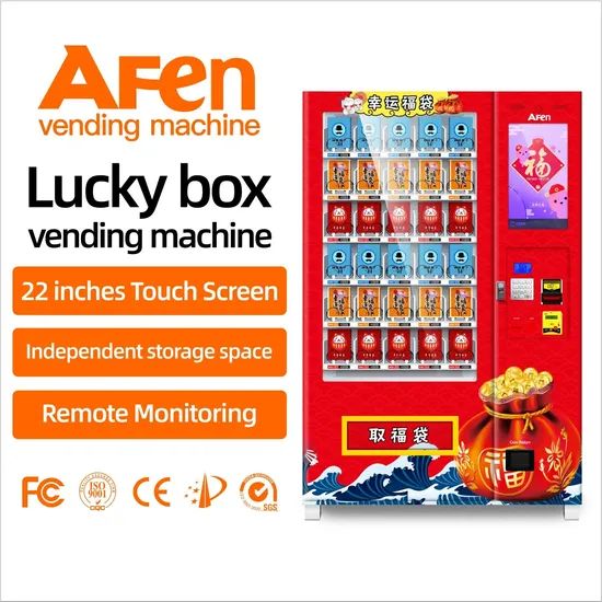 Afen Lucky Box Vending Machine Origin China Condition New Trademark AFEN Model NO. AF-S770 Change With Small Change Customized Non-Customized - Image 3