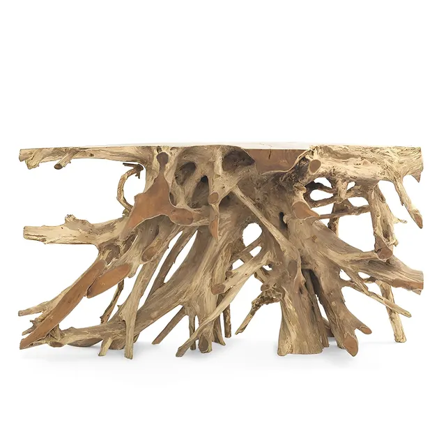 TEAK ROOT CONSOLE TABLE - Image 1