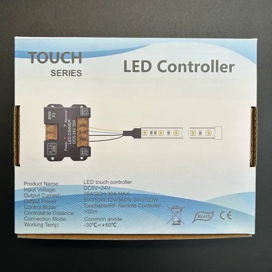 LED Controller Dimmers RF Wireless Touch Controller Stairway Lighting LED Remote Control - Image 4