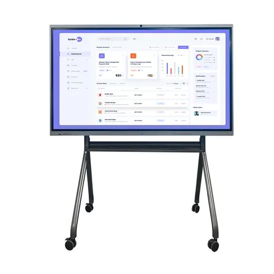 Office Touch Smart Board Interactive Electronic Whiteboard Weight 52kg Panel Type LCD Trademark LG BOE Aspect Ratio - Image 3