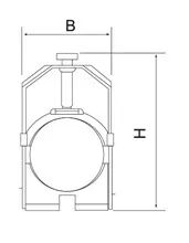 Bk14 Small Ajustable Galvanized Steel Cable Clamps - Image 4