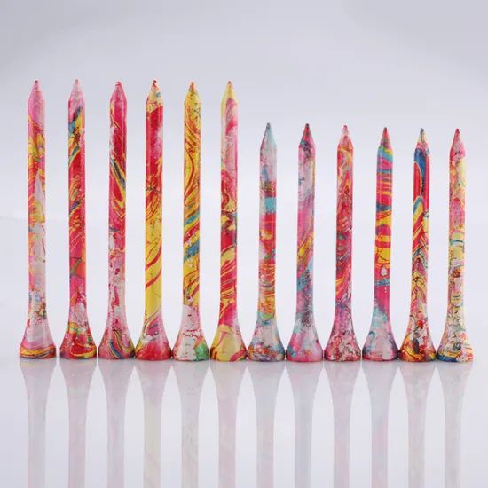 Colorful 70mm Golf Tees Bulk Package People Men Origin China Size 70/83mm Trademark MLG Condition New HS Code 9506390000 - Image 3