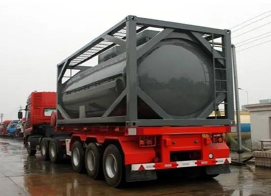 ISO 20FT 40FT Liquid Chemical Tanker Container Corrosive Tanker Storage - Image 2