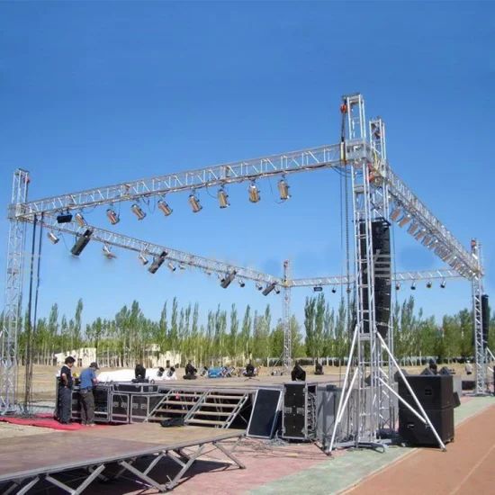 Dragonstage Used Stock Aluminium Stage Truss for Sale Outdoor Event Stage Equipment Truss System - Image 2