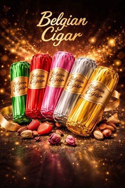 Belgian Cigar - Crunchy Wafers filled with premium nuts and fruit fillings and coated with milk chocolate - Image 4