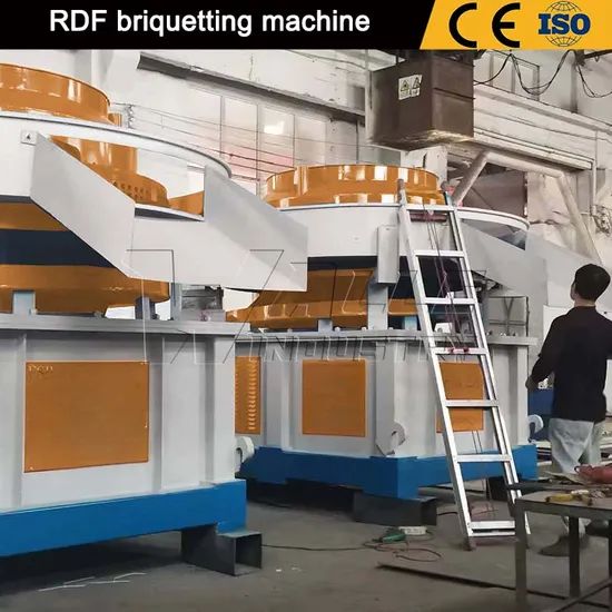 Fabric Stalk Waste Briquettes Press Machine Plastic Srf Pallets Briquettes Making Machine - Image 3