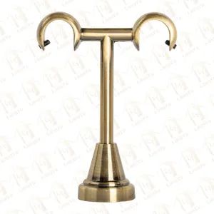 Doule Curtain Rod Wall Brackets, Curtain Pole Brackets Origin Ningbo Color Customized Trademark LongYu Type Curtain Rod Rod Diameter - Image 5