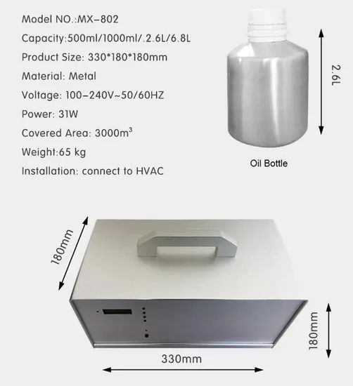 Metal Perfume Aroma Scent Diffuser Electric Air Aroma Diffuser Smart Aroma Diffusers - Image 3