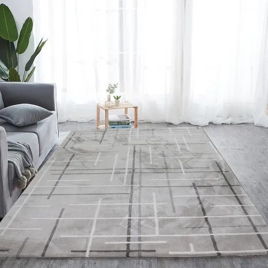 Line Art Carpet Home Rugs Floor Carpets Hotel Rug Model NO. 1117 HS Code 5703100000 Thickness 13mm, 13mm Design Modern, - Image 1