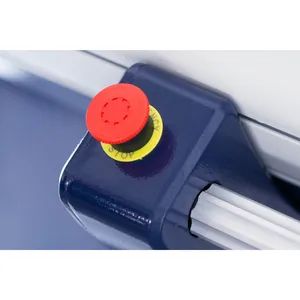 Blue Computerized Flat Knitting Machine for High-Efficiency Raschel Blanket Manufacturing - Image 3