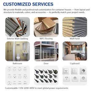 Directly Factory Sale 10FT 20FT 30FT 40FT 2/3/4 Bedroom Prefabricated Portable Mobile Tiny Home Steel Detachable Container House - Image 4