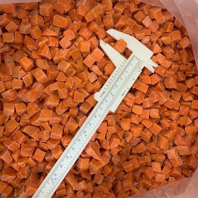 IQF Frozen Carrot Dice, Slice, and Strip Free of Worm-Premium Quality - Image 3