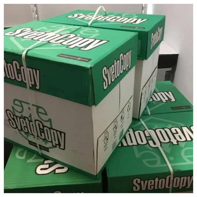 High Quality SVETOCOPY A4 Copy Paper 70/75/80GSM 100% Virgin Pulp White Color Use for Wholesale - Image 5