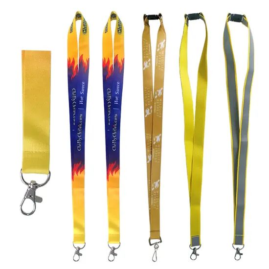 Manufacturer Custom Logo Personalized Neck Strap Keychain Nylon Lanyards with Logo Custom Polyester Lanyard - Image 3