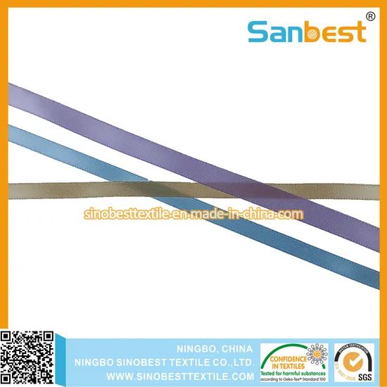 Beautiful Polyester Package Satin Ribbons for Xmas Box Width 12mm Style Single Face Trademark Sanbest Type Ribbon Spool HS Code - Image 1