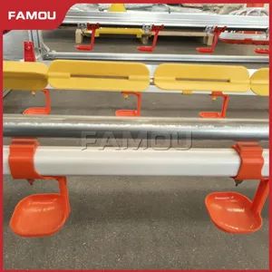 Poultry Equipment Meat Chicken Broiler Floor Rearing System with Feeder Pan - Image 5