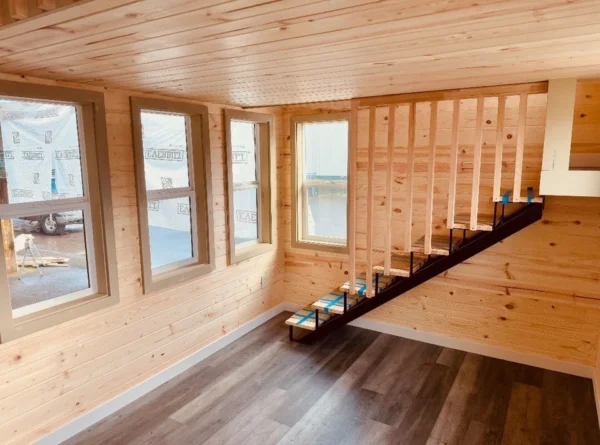 Tiny house on wheels 9 x 30 MODERN BUNGALOW DUAL LOFT READY TO SHIP - Image 4