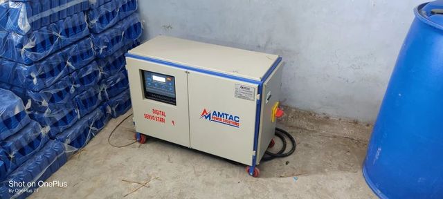 Digital Servo Voltage Stabilizer Brand AMTAC Current Type AC Phase Three Phase Response Time 10 ms Correction Speed - Image 4