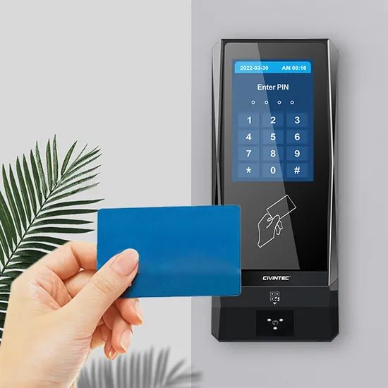 Sdk 3.5 Inch Linux WiFi LAN-Based Time Attendance Machine WiFi Ethernet RFID Qr Code Reader with Function Keys - Image 3
