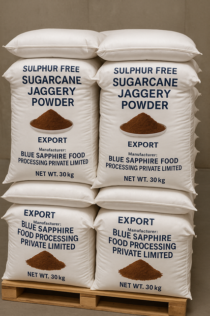 Sugarcane Jaggery Powder Bulk Packing of 20 kg bags for Export - Image 3