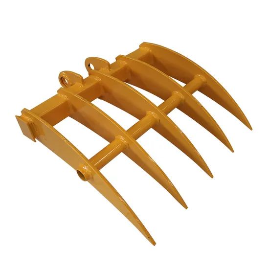 New Design Excavator Rake Land Cleaning Rakes Mini Excavator Attachment Root Rake - Image 5