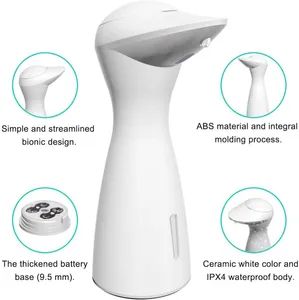 White ABS Automatic Hand Sanitizer Touchless Spray Soap Dispenser - Image 3